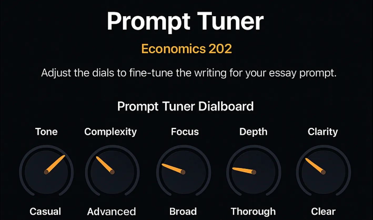 StudentVault.ai Prompt Tuner